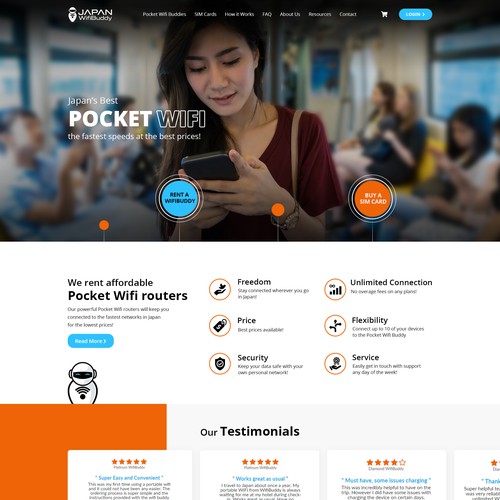 Refreshing our eCommerce Front Page Design by Headol Creatives