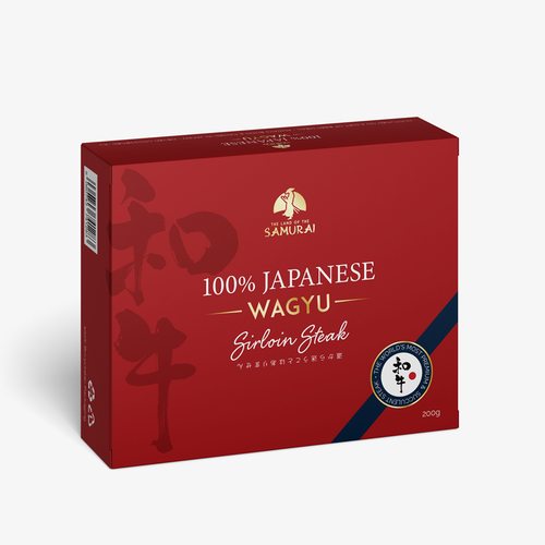 100% JAPANESE WAGYU STEAK Design by Marsom