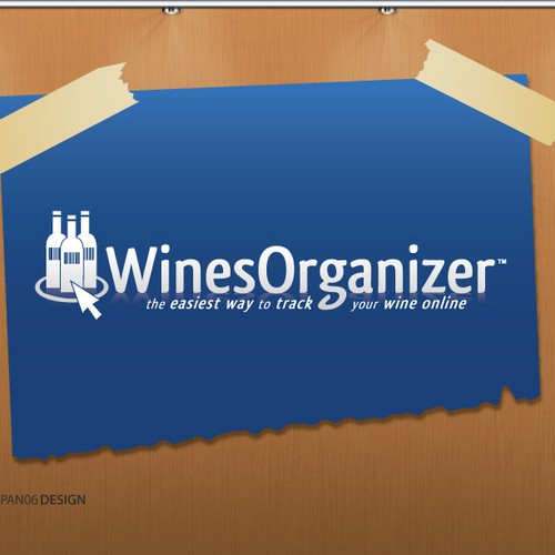 Wines Organizer website logo Ontwerp door jpan06