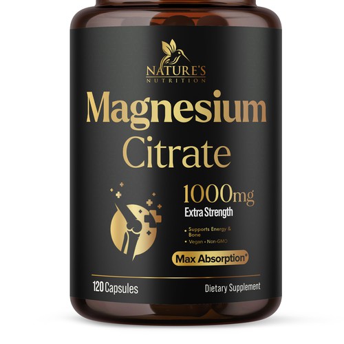 Premium Magnesium Citrate Design needed for Nature's Nutrition Design by UnderTheSea™