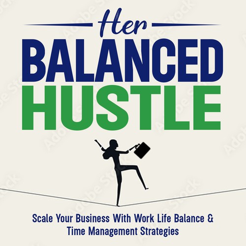 Her Balanced Hustle Cover Art Design by Zaisun