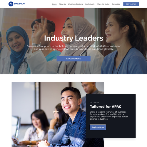 Web page design contest entry by Mamdouh ganeemy