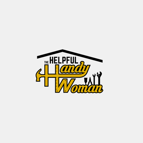 We need a design for our handywoman business that mixes masculine and feminine. Design by XarXi