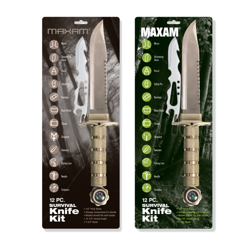 Survival knife kit product packaging that destroys gerber knife packaging  (not logo contest), Product packaging contest