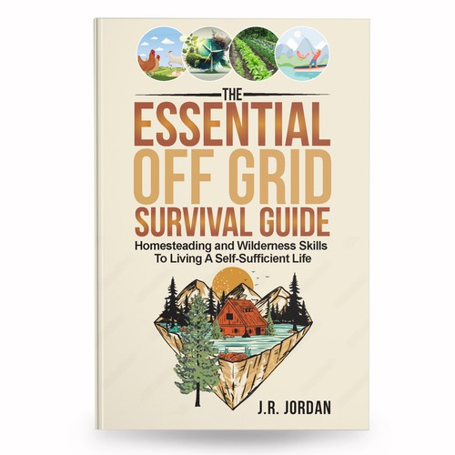 We need a Special book cover for our off grid living book Diseño de anisha umělec