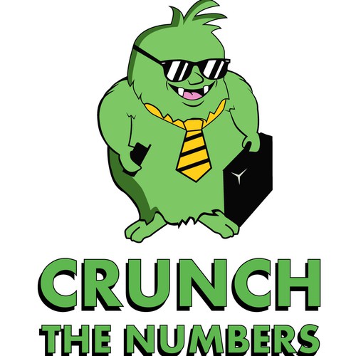 Create a cool number crunching monster for Crunch the Numbers | Logo ...