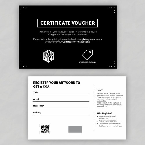 Certificate Voucher Design by Syarif HC