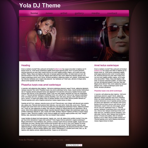 1-3 Page Website Template Design von Anachronox