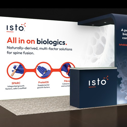 "Tradeshow Booth Design for med device" winning Logo & brand identity pack