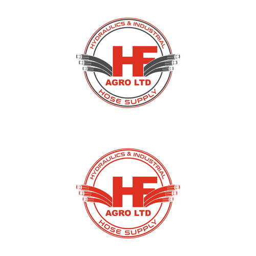 Hydraulic hose shop logo Design by responsif