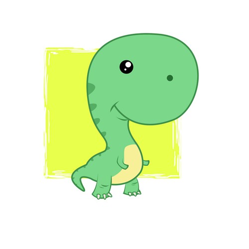 draw a cute T-REX icon/mascot Réalisé par iqzir08