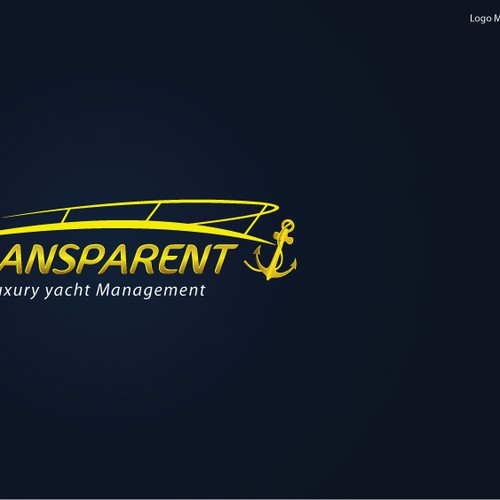 logo for TRANSPARENT Luxury Yacht Management Design by rkrupeshkumar