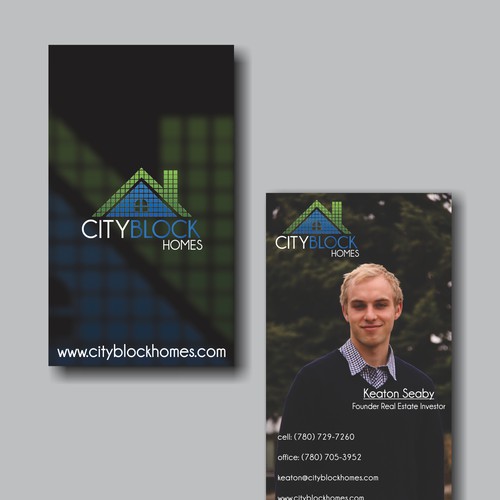 Business Card for City Block Homes!  Diseño de Berlina