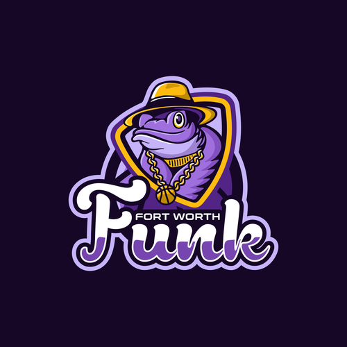 Basketball Logo for Team 'Fort Worth Funk' - Your Winning Logo Featured on Major Sports Network Design by -KayK-