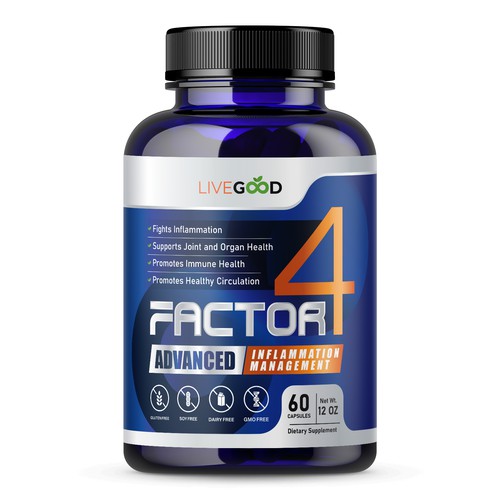 ***GUARANTEED PRIZE*** - LABEL DESIGN for SUPPLEMENT -*****NEW***** Design by Rifat_Jishan