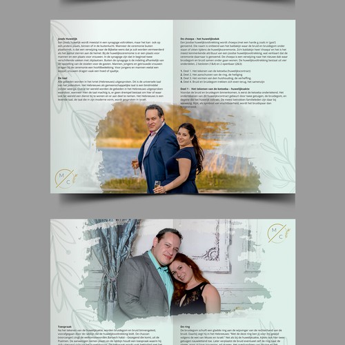 Wedding leaflet/booklet Design by DezinDragonz