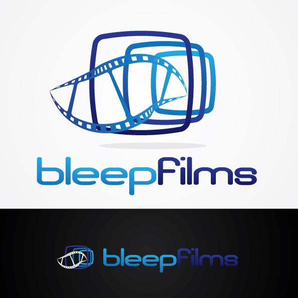 Blockbuster logo with the title 'logo for Bleep Films'