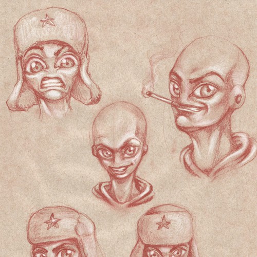 Alien main character design for a movie Design by Dakzper
