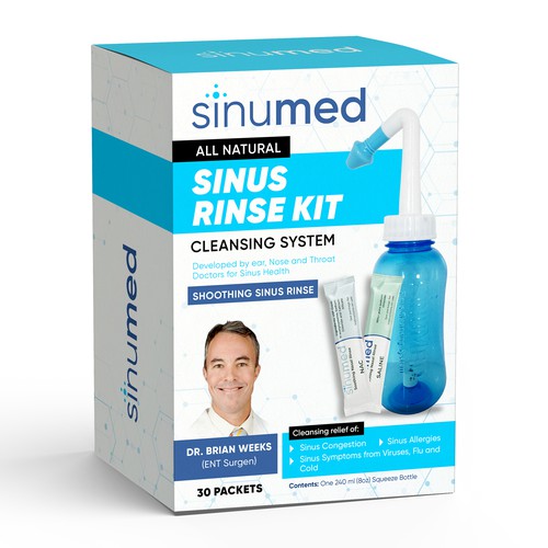 Designs | Redesign Flagship Packaging for Sinumed® Sinus Care System ...