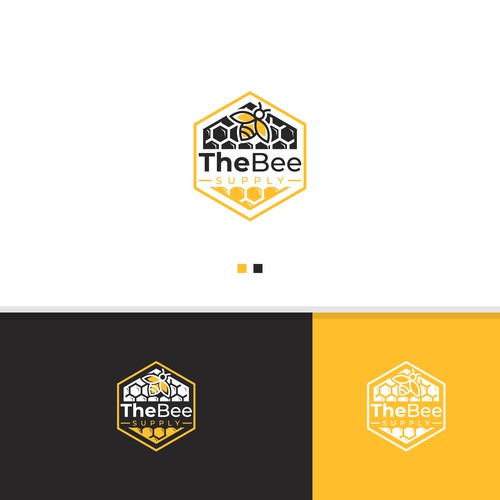 New Texas Bee Supply Logo Design by StudioJack