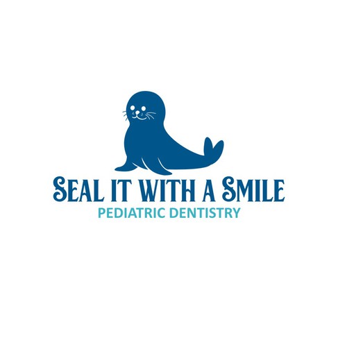 Modern and fun seal logo & branding package for new pediatric dentist! Diseño de nik007