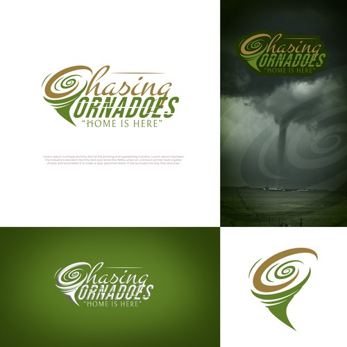 Wizard of oz inspired new show called "Chasing Tornadoes" Design by GoodGraphicDesign