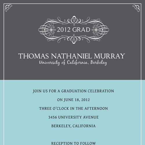 Picaboo 5" x 7" Flat Graduation Party Invitations (will award up to 15 designs!) Ontwerp door simeonmarco