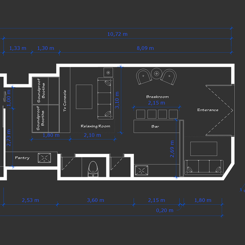 Office design for software development company Design by Muzaena