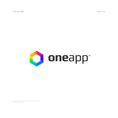 Design oneapp logo por FF3