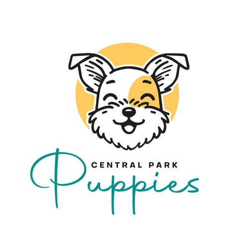 Design a heartfelt, modern logo for a brand that brings families and puppies together. Design by ✦✦ArtRasu✦✦
