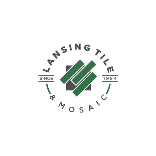 Lansing Tile & Mosaic Logo Update/Refresh for 40th Anniversary Year Design by A29™