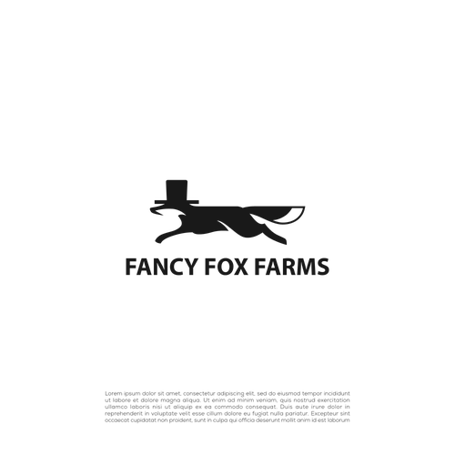 The fancy fox who runs around our farm wants to be our new logo! Design by do'ane simbok