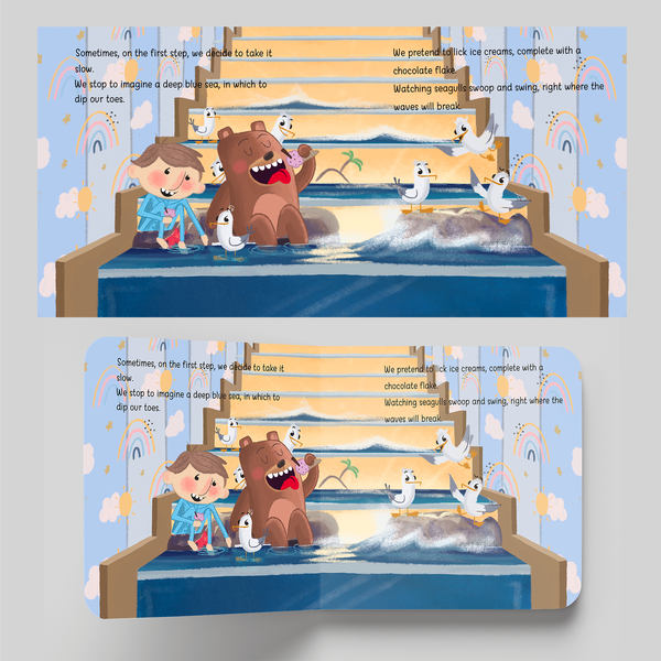 Interior page for children's book