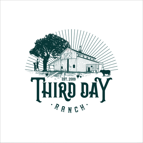 Capture essence of Texas ranch experience in new Third Day Ranch logo Design réalisé par samsoel