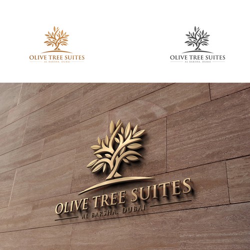 Olive Tree Suites - Logo and branding Design by nemax