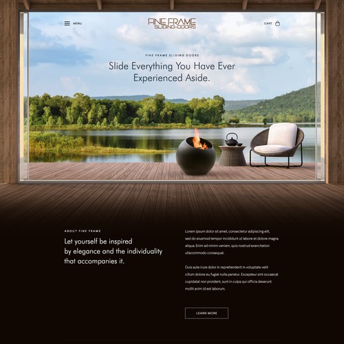 WordPress theme design contest entry by Interframers™