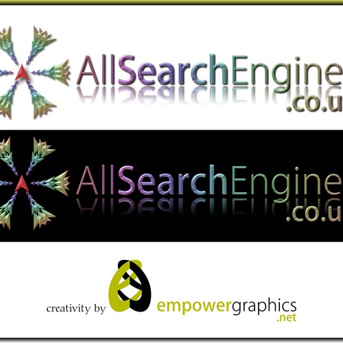AllSearchEngines.co.uk - $400 Design by EmpowerGraphics.net