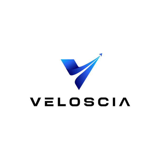 powerful design logo for Veloscia