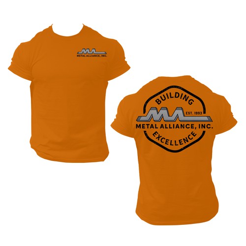 T-shirt design for high quality construction company Design by -Diamond Head-