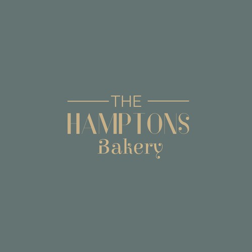 The Hamptons Bakery Logo Design by MANVI