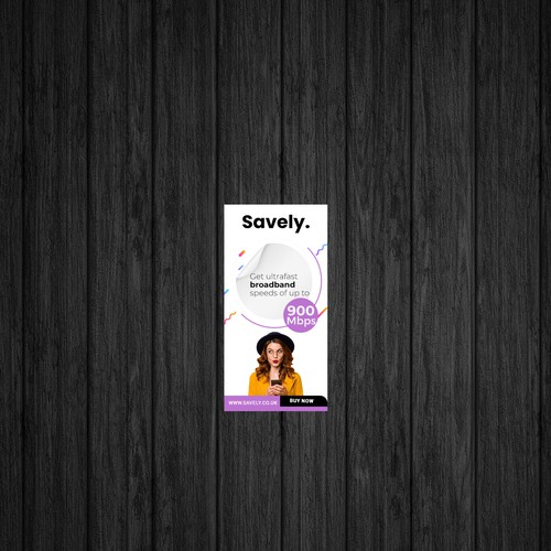 We need a standout banner ad for a modern broadband switching website. Design by MargretSofia