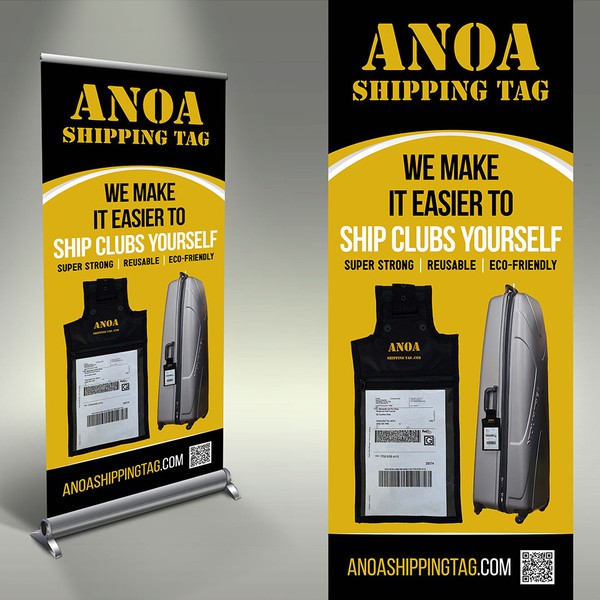 Design by (((yellowArt))) titled "Roll up Banner Winning Design"