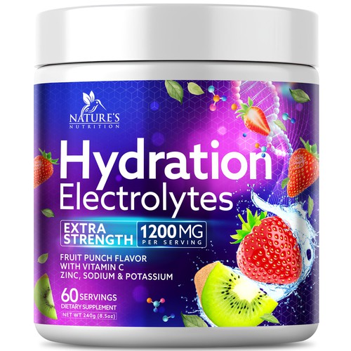 Hydration Electrolytes Design Needed for Nature's Nutrition Design by Black-Pepper