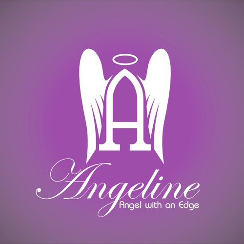 Angeline Logo Angeline | Modern Calligraphy | MUNTAB ART