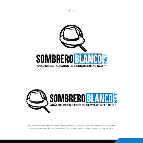 "Diseña un logo con un sombrero blanco como protagonista ;-)" winning Logo design by jimzz