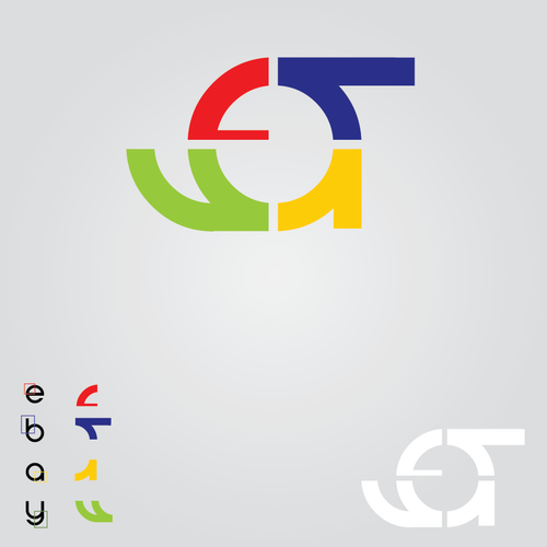 99designs community challenge: re-design eBay's lame new logo! Diseño de DesignCacee