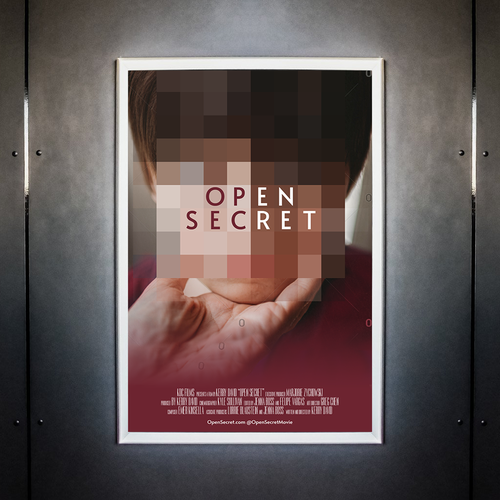 Design a poster for the documentary Open Secret Design by CreamCreative