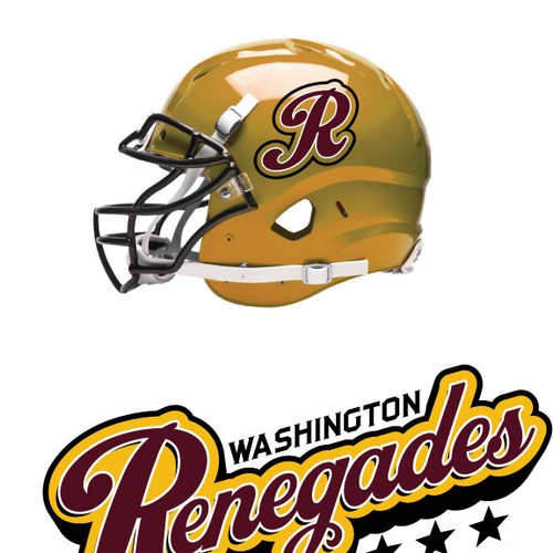 Community Contest: Rebrand the Washington Redskins  Diseño de JenX Creative ✧˖°.