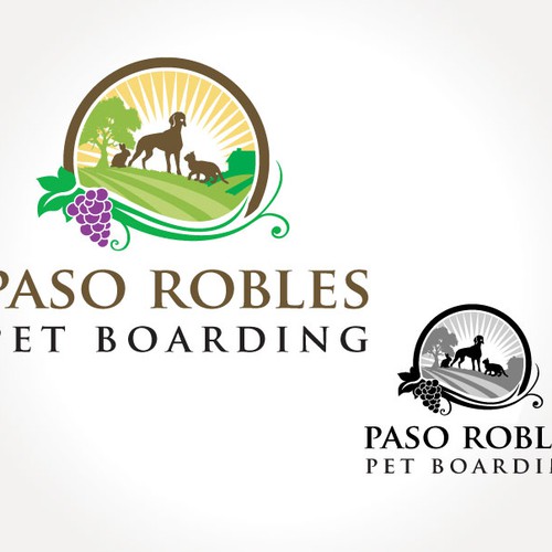 Create the next logo for Paso Robles Pet Boarding Diseño de Ranita