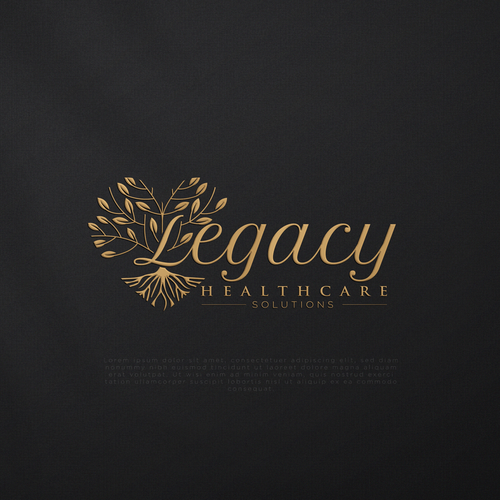 Elegant Professional Healthcare Staffing Logo (female owned) Design by .MyArt.